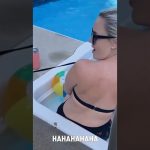 Funny YouTube Shorts moment showing someone starting with confidence before quickly realizing things are going wrong.