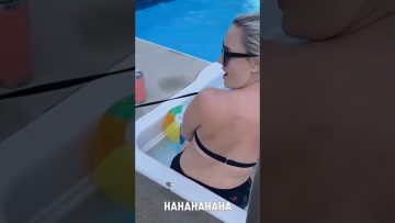 Funny YouTube Shorts moment showing someone starting with confidence before quickly realizing things are going wrong.