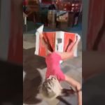 Funny YouTube Shorts thumbnail showing a split-second moment that becomes hilarious