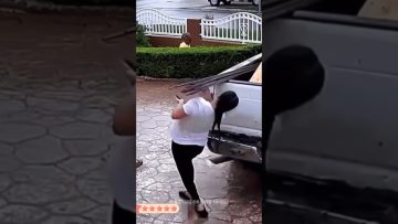 Funny YouTube Shorts moment showing an unexpected perfectly timed situation turning into a quick laugh.