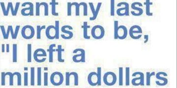 Funny text meme about leaving money in a mysterious place.