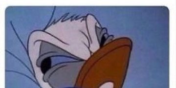 Cartoon character annoyed in bed after receiving a late-night text.