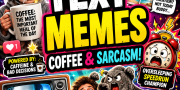 Bold meme roundup thumbnail featuring text and quote memes about coffee, sarcasm, adulting, travel dreams, and relatable life moments