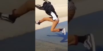 A funny YouTube Shorts video thumbnail for a quick comedy clip with chaotic timing.