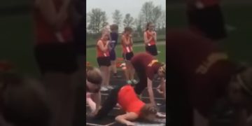 A chaotic fail compilation showing people wiping out during bike tricks, rail jumps, pool jumps, track starts, and outdoor slips.