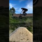A montage of people attempting stunts before crashing, including a BMX jump, water jetpack fall, and stair fail.